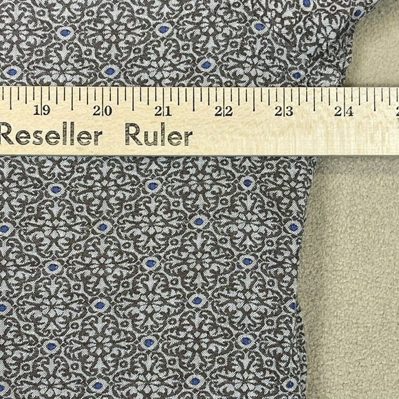 Robert Graham Shirt Mens Extra Large Brown Blue Long Sleeve Button Up Adult - Picture 4 of 11